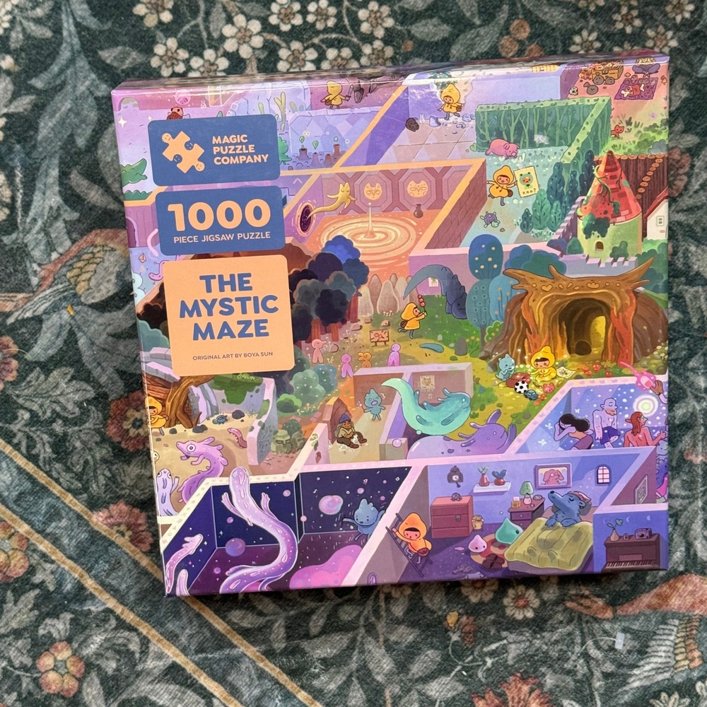 Magic Puzzle Company The Mystic Maze 1000 Piece Jigsaw Puzzle Boya Sun Series 1